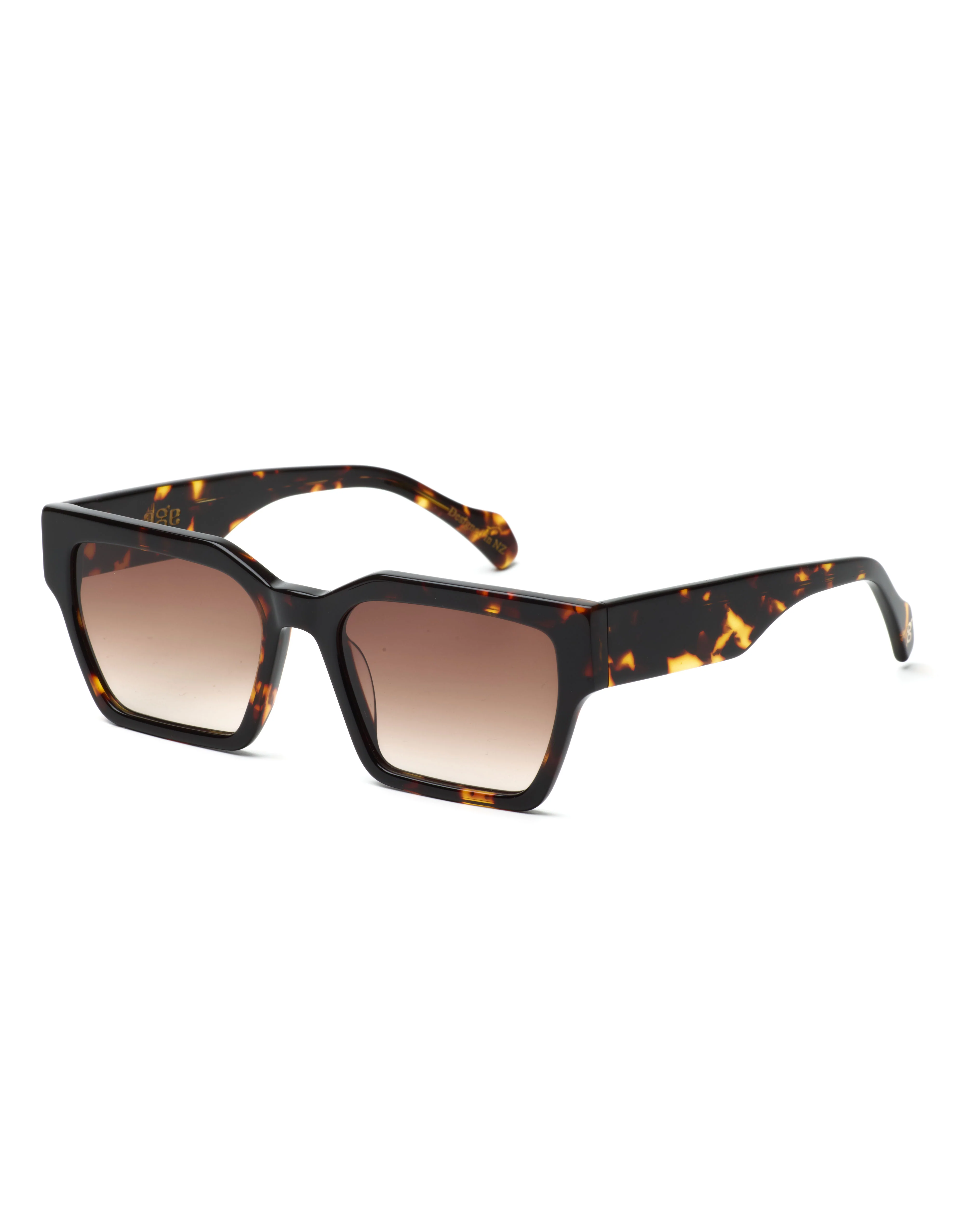 AGE Eyewear Carnage Brown Tortoiseshell Sunglasses - Image 3