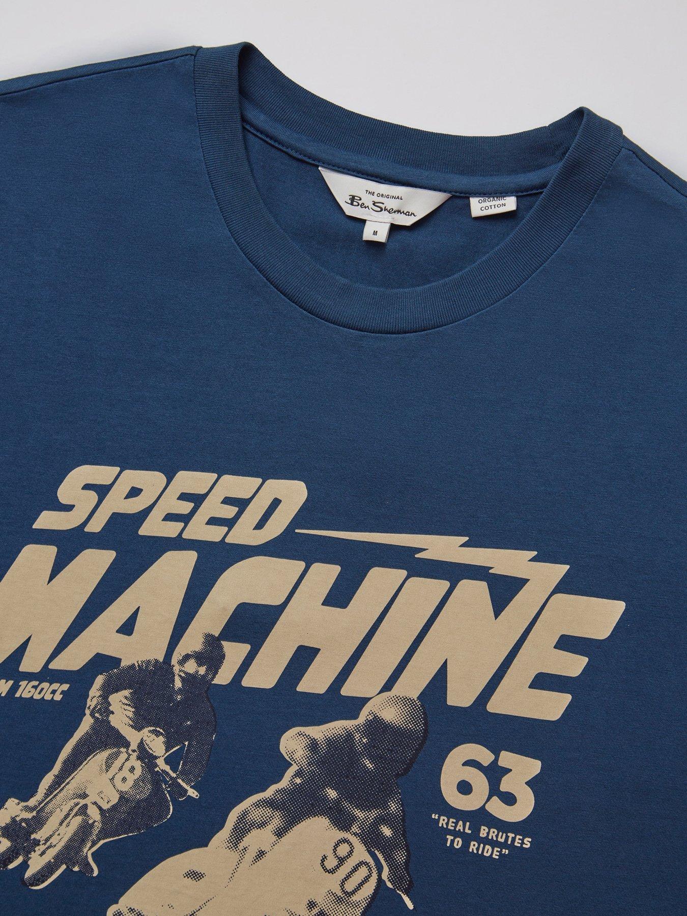 Ben Sherman Speed Machine Dark Blue T-Shirt - Image 5