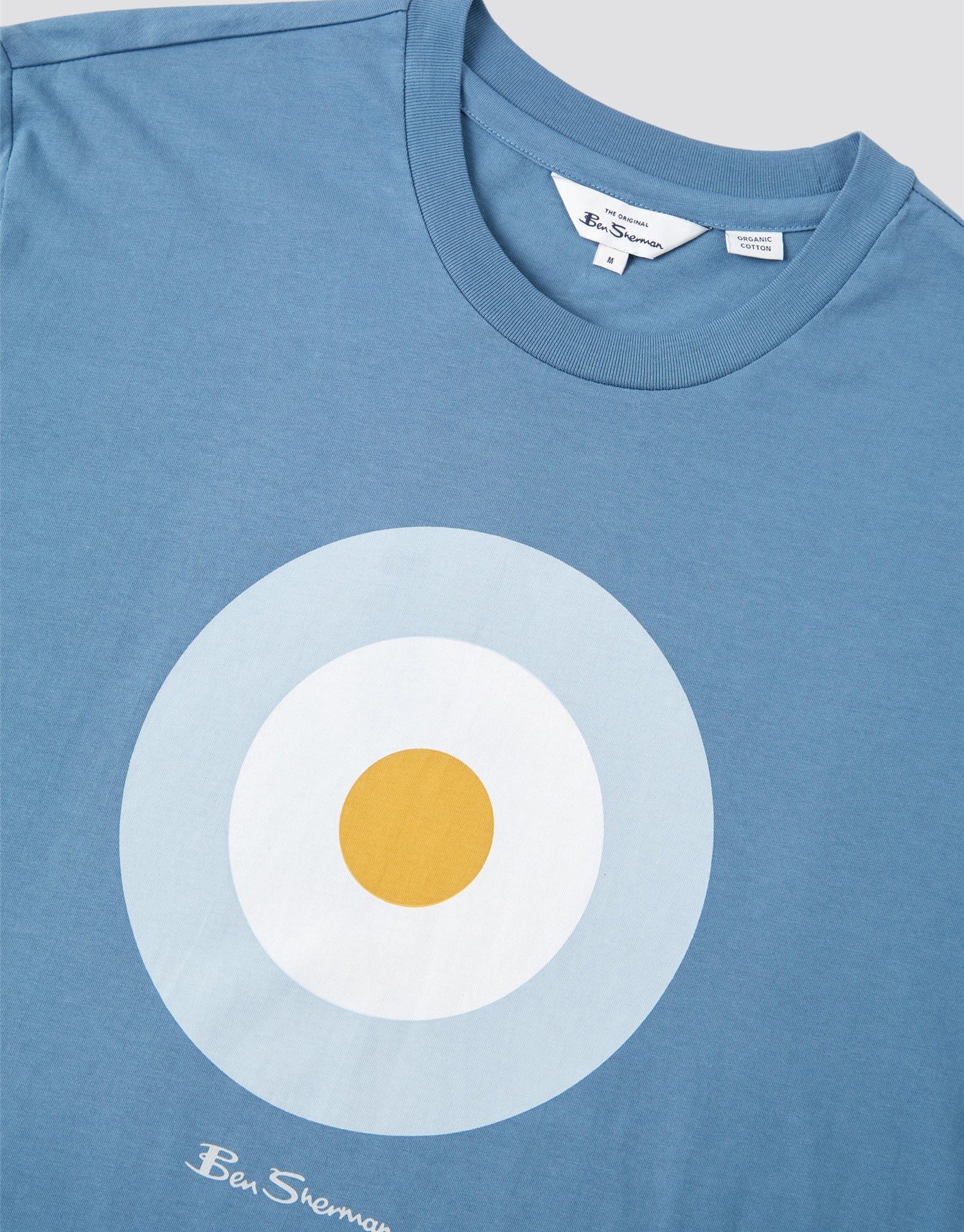 Ben Sherman Target Blue Shadow T-Shirt - Image 2
