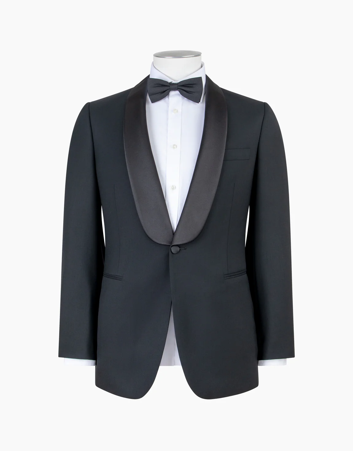 Bryan Jet Black Shawl Tuxedo Dinner Jacket - Image 4