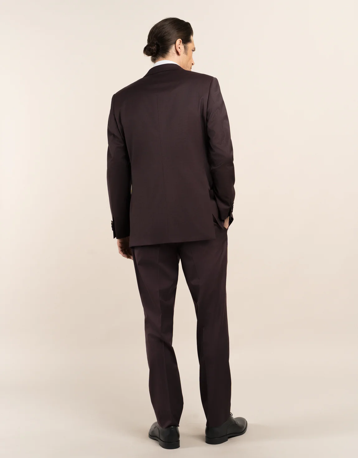 Cooper Burgundy Twill Suit - Image 6