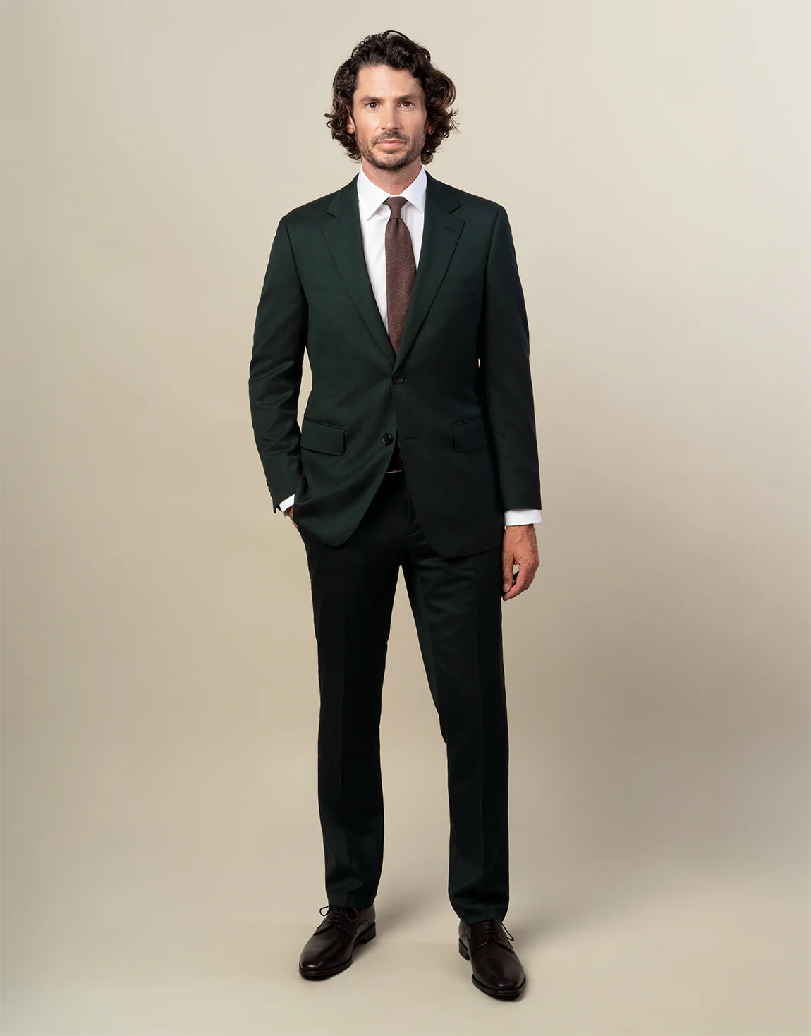 Cooper Dark Green Suit Jacket - Image 4