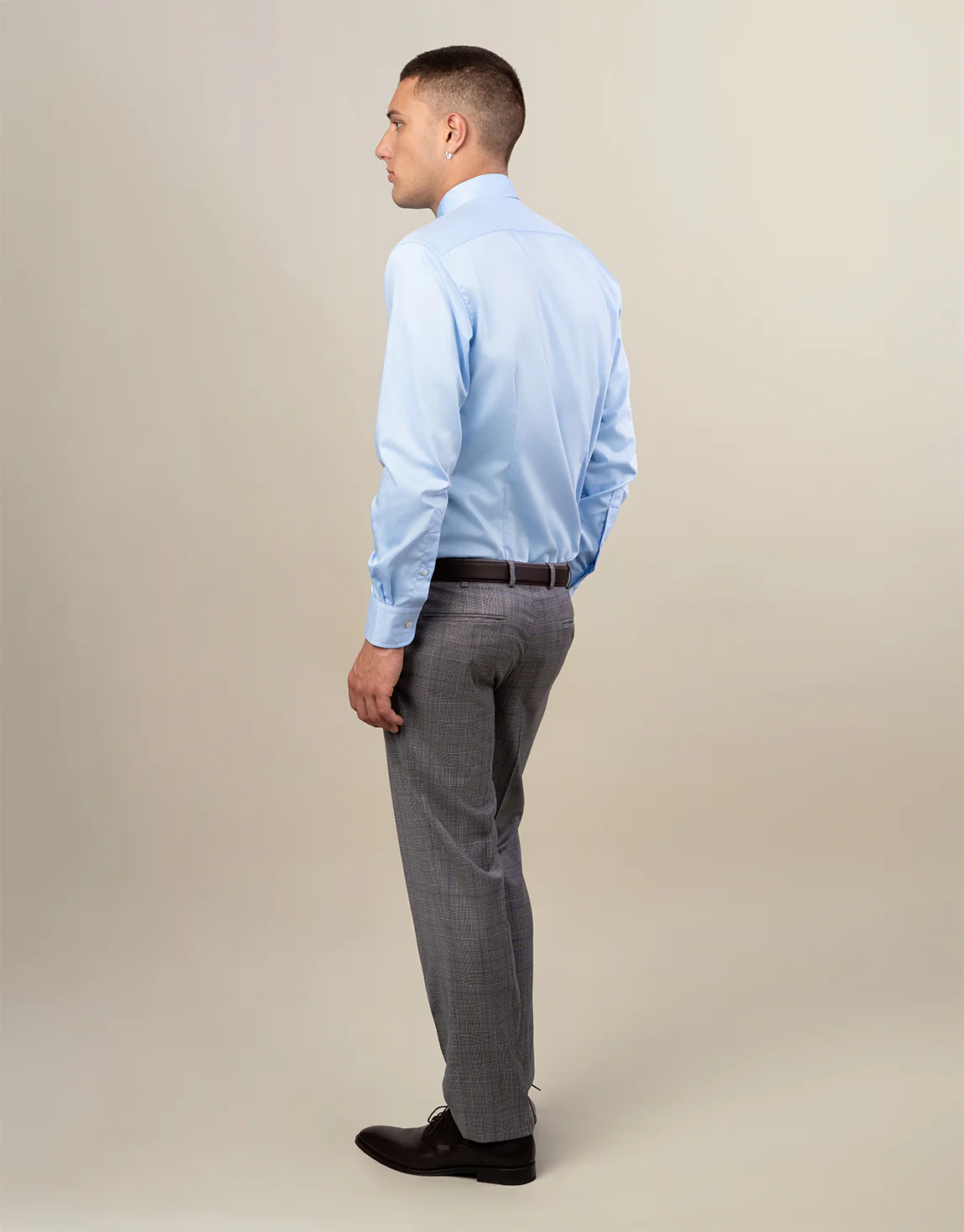 Cooper Grey & Blue Glen Check Suit - Image 6