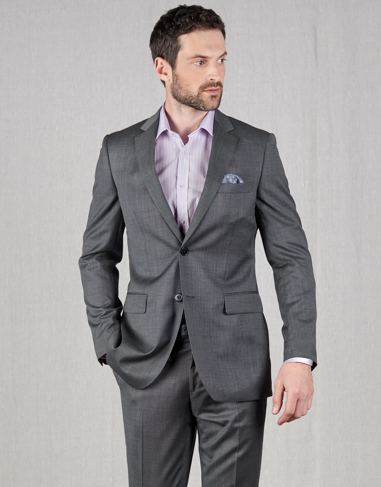 Cooper Grey Nailhead Two Trouser Suit - Image 5