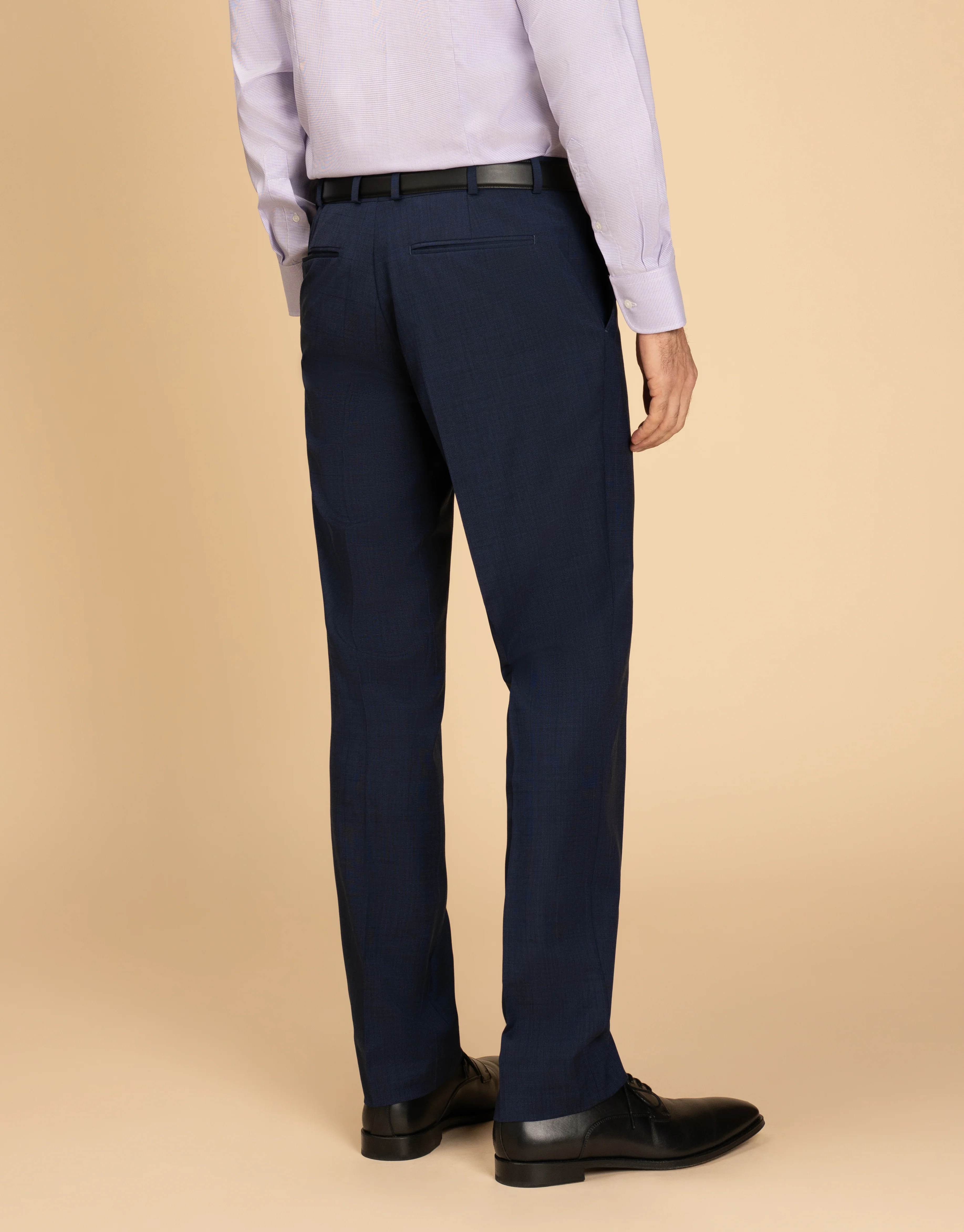 Cooper Navy Shadowcheck Two Trouser Suit - Image 7