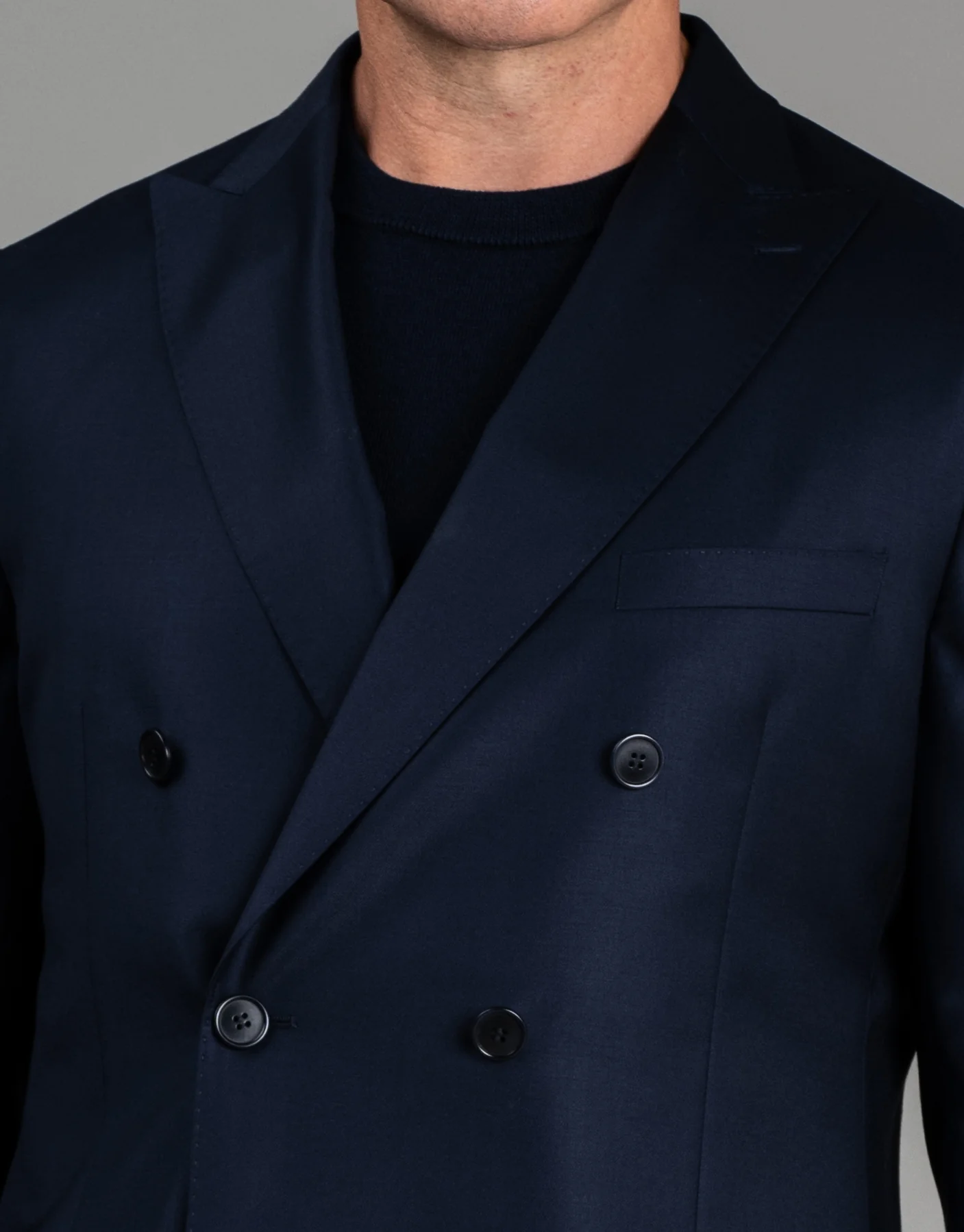 Doppio Navy Twill Suit - Image 2