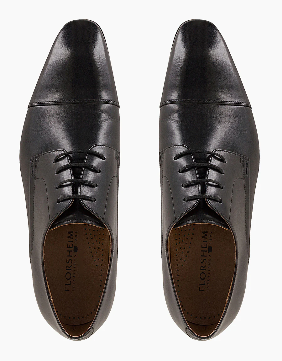 Florsheim Clayton Black Cap Toe Derby - Image 2