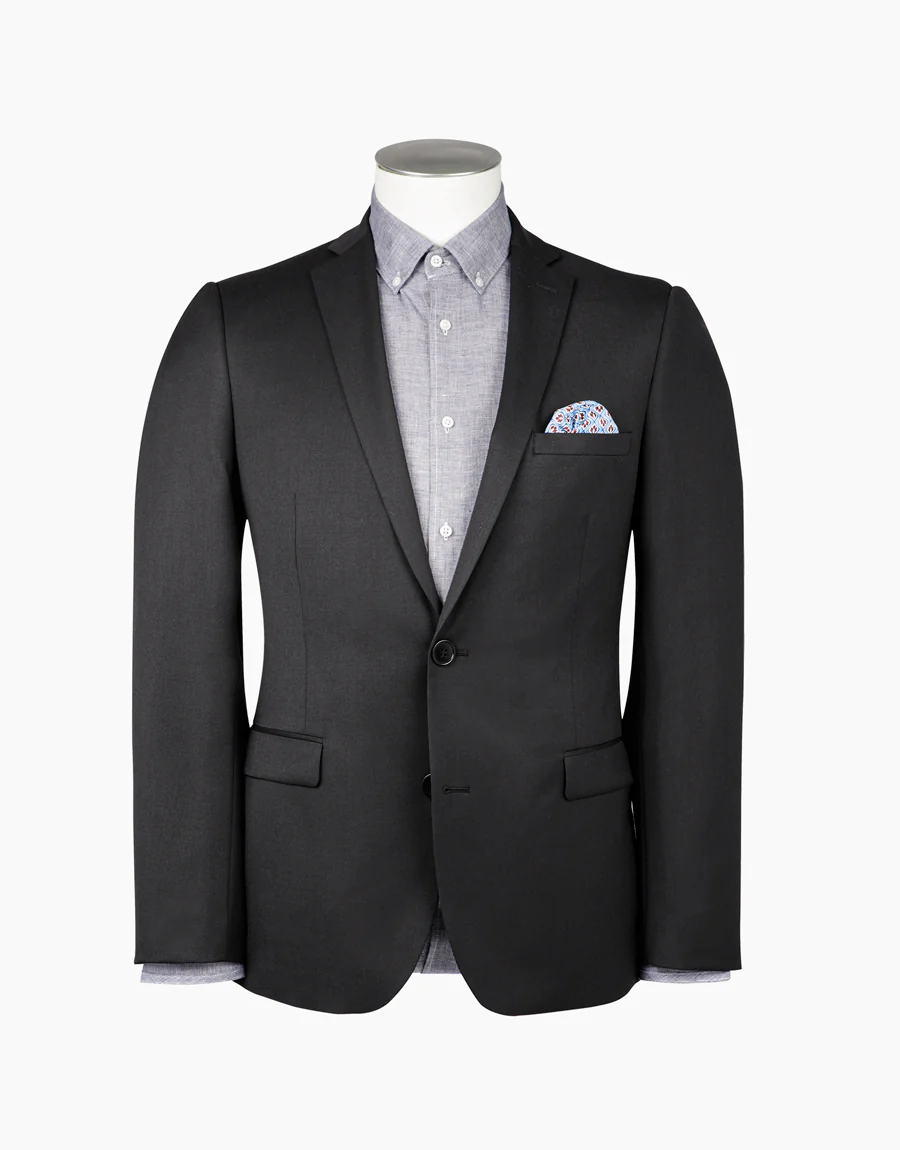 Fresh Black Suit Jacket - Image 4