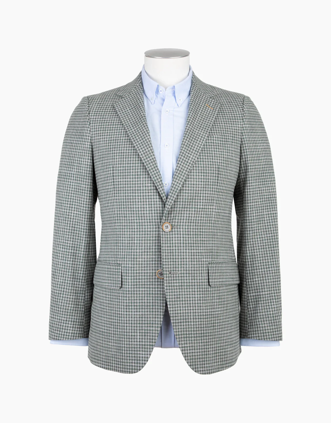 Hawker Green Guncheck Blazer - Image 6