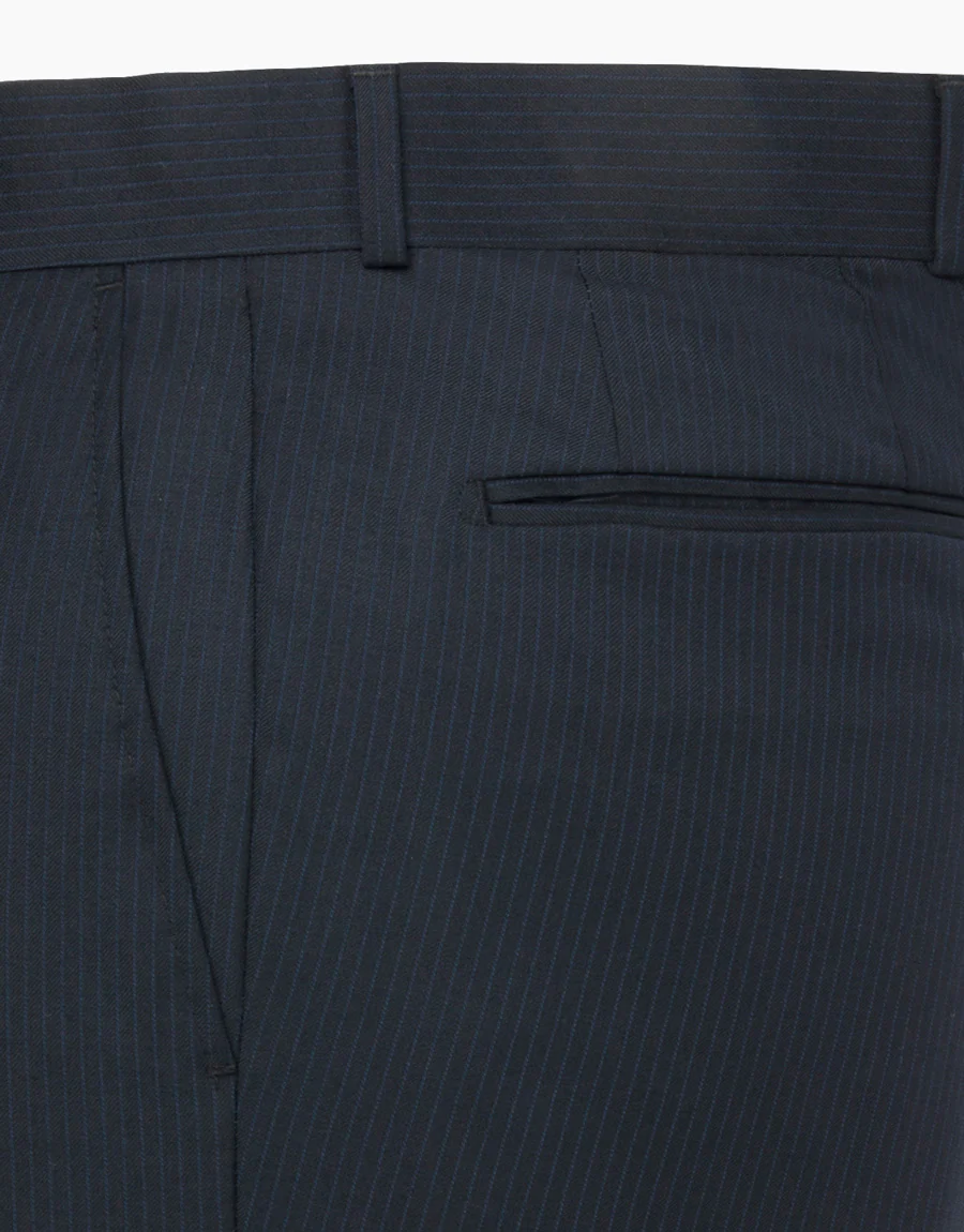Hollywood Navy Stripe Suit Trouser - Image 2