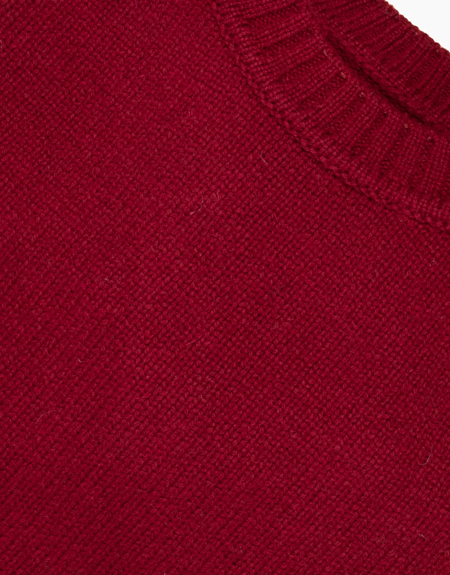 Kaiapoi Burgundy Shetland Sweater - Image 7