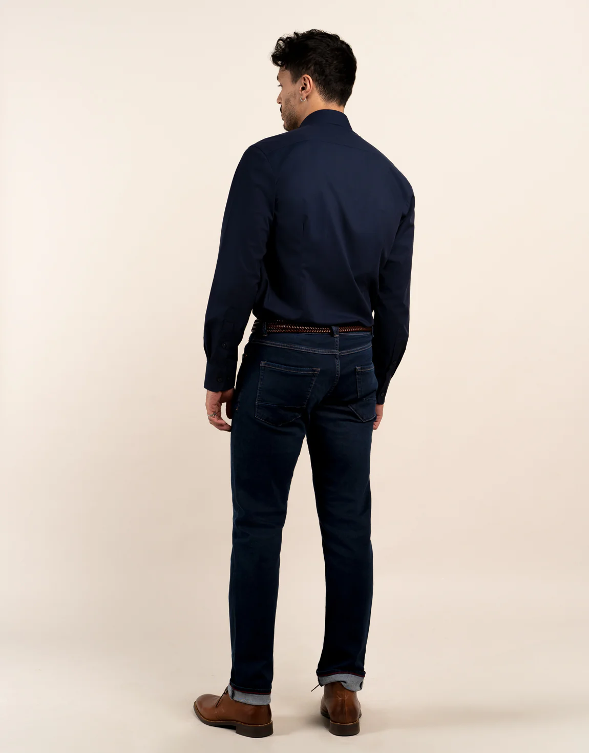 Kurt Jean Dark Blue Washed and Faded - Image 5