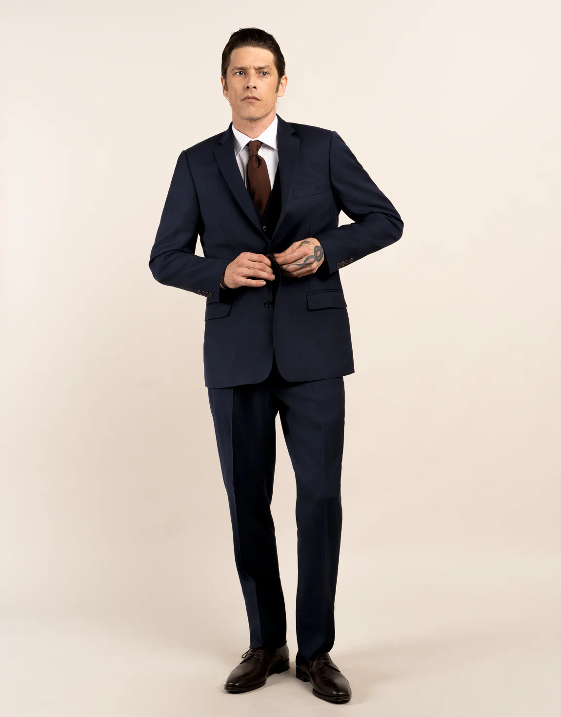 Hire Lautner Navy Trouser - Image 5