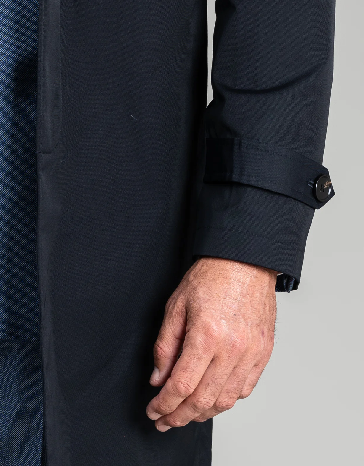 Loch Navy Water-Resistant Raglan Coat - Image 7