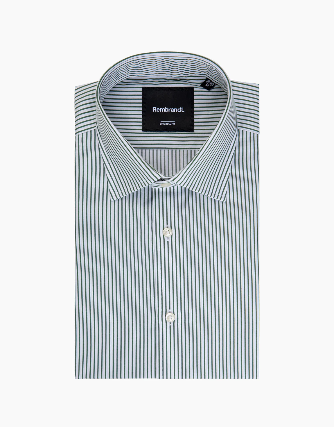 London Green Pencil Stripe Shirt - Image 9