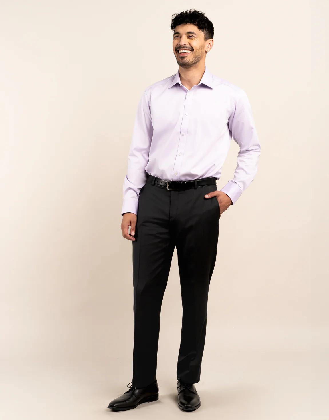 London Lilac Fine Twill Shirt - Image 5