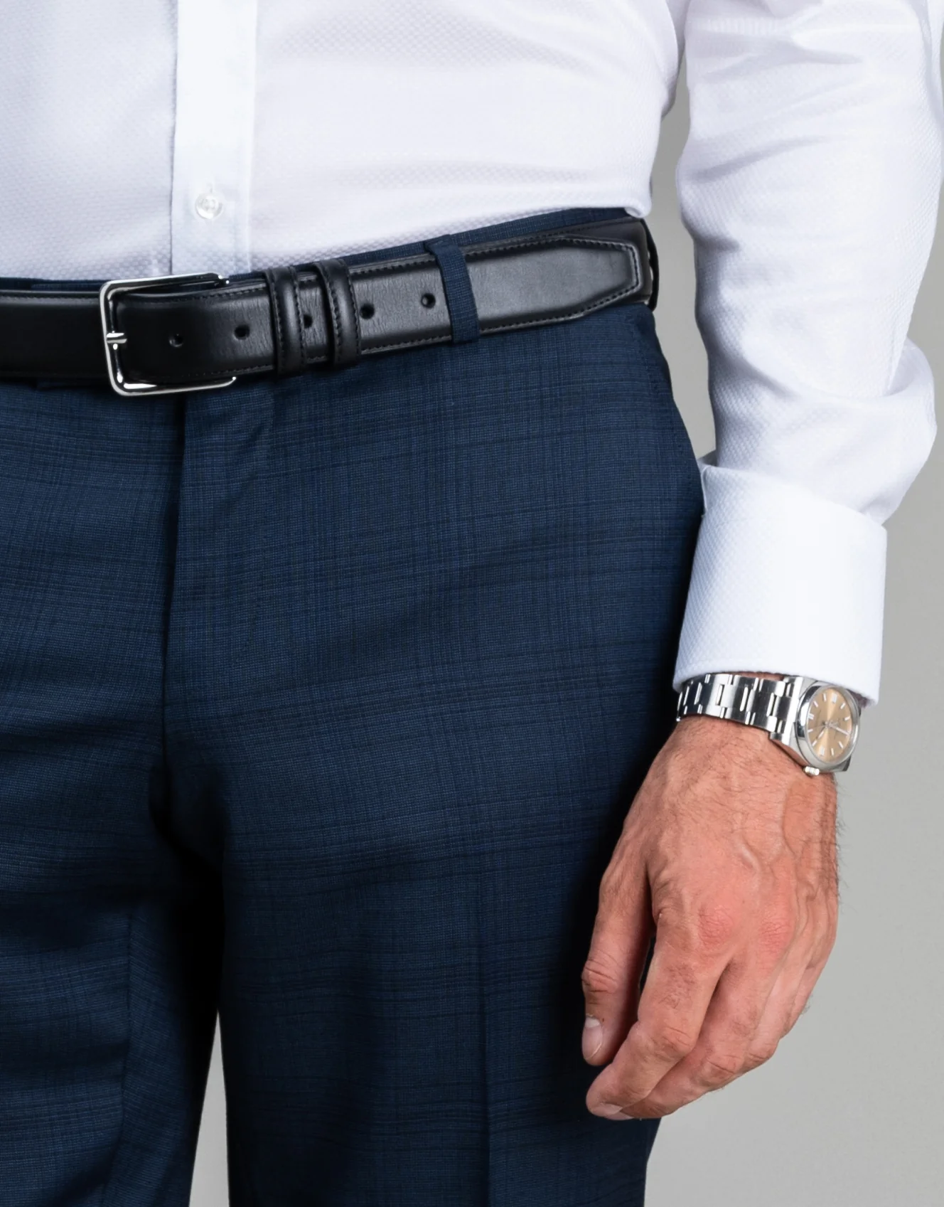 Lotus Blue Check Suit Trouser - Image 5