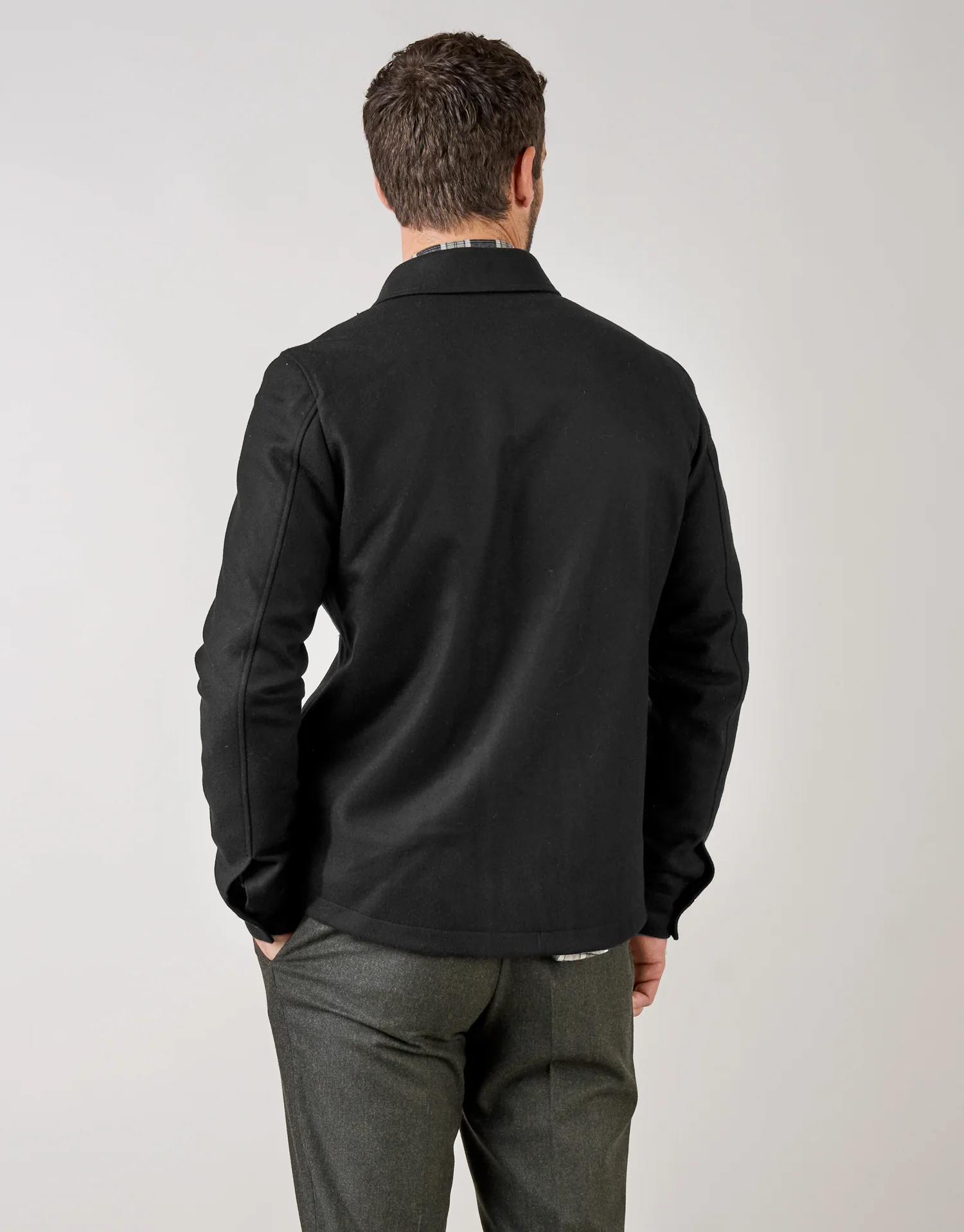 Makara Black Wool Jacket - Image 5