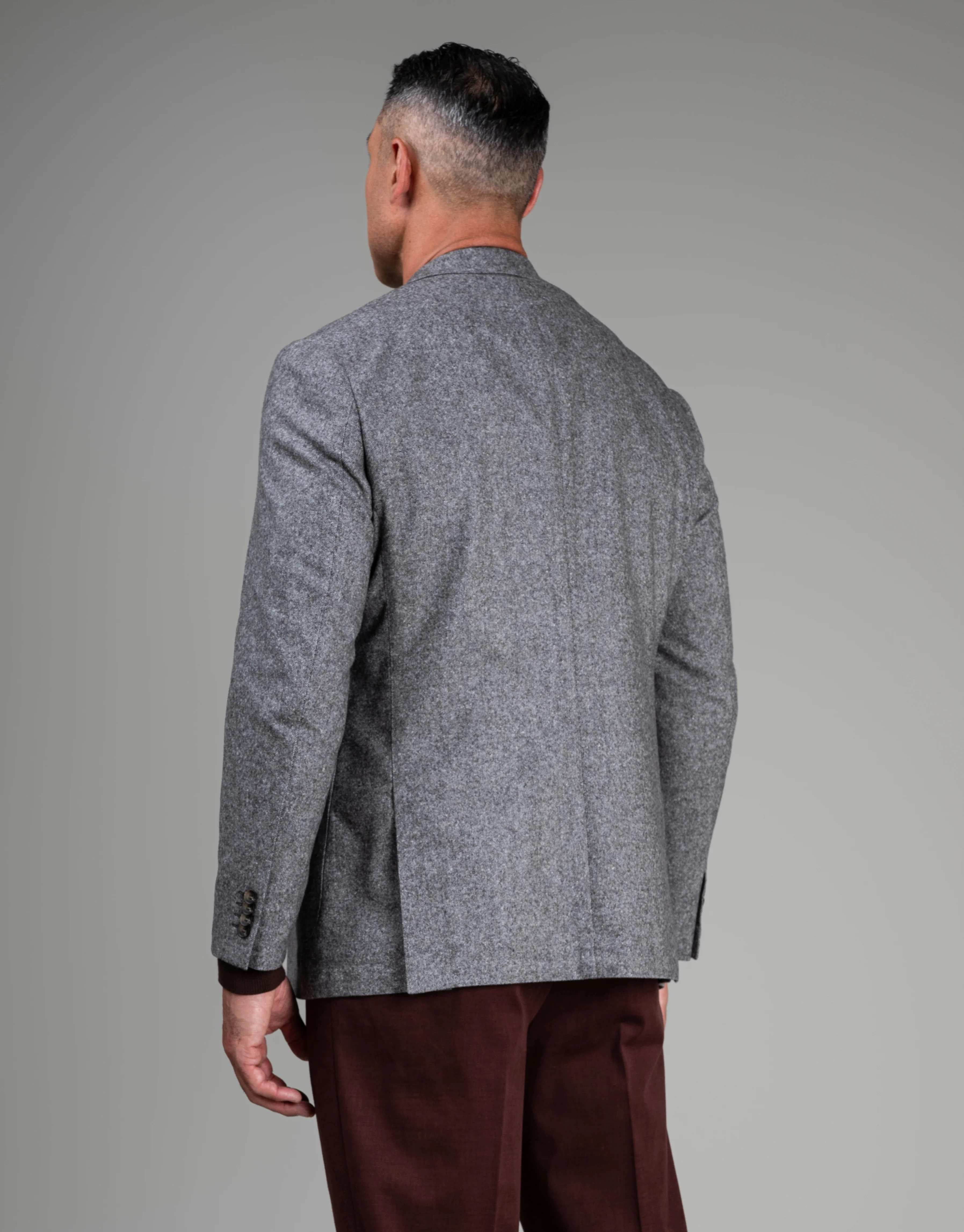 Malta Taupe Brown Marle Blazer - Image 5