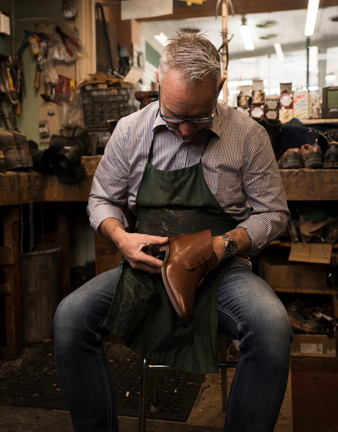 Manipur Antique Brown Chukka Boot - Image 6