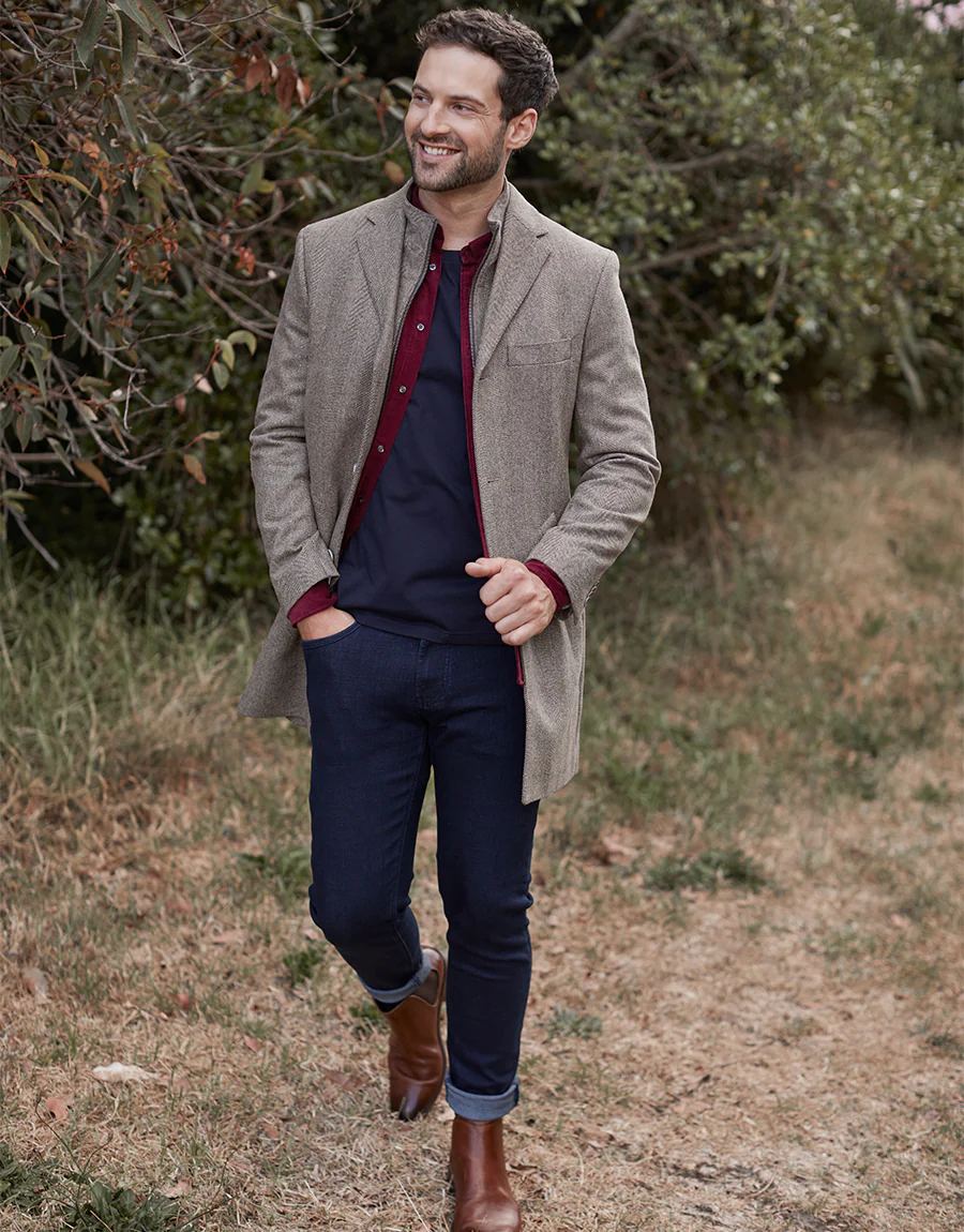 Ohope Burgundy Corduroy Shirt - Image 6