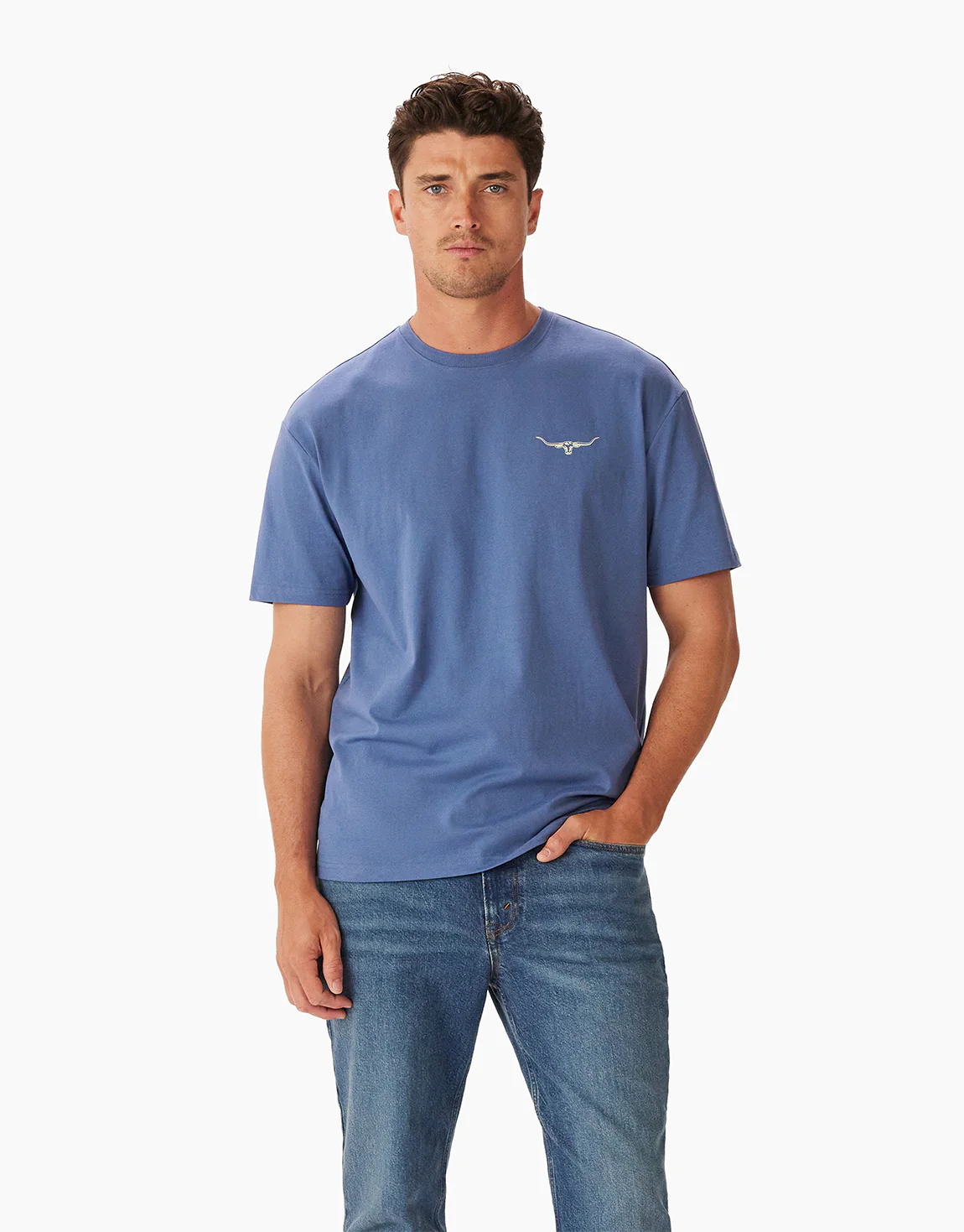 R.M. Williams 1932 Blue T-Shirt - Image 2