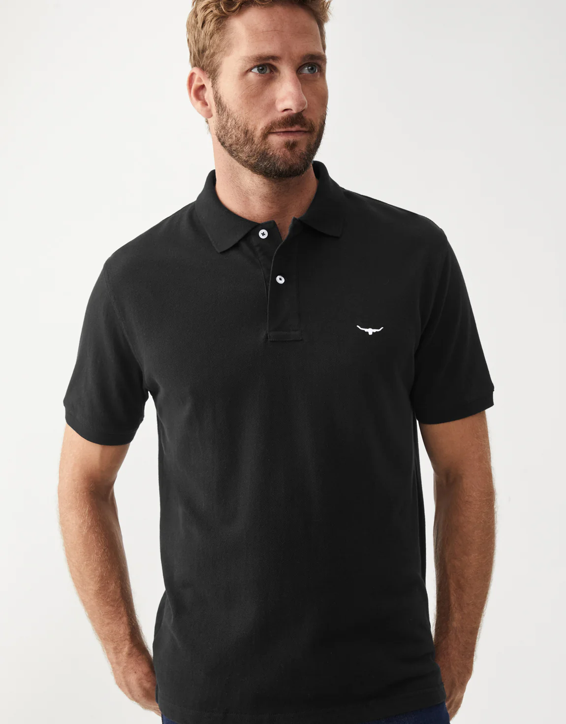 R.M. Williams Rod Black Polo - Image 2