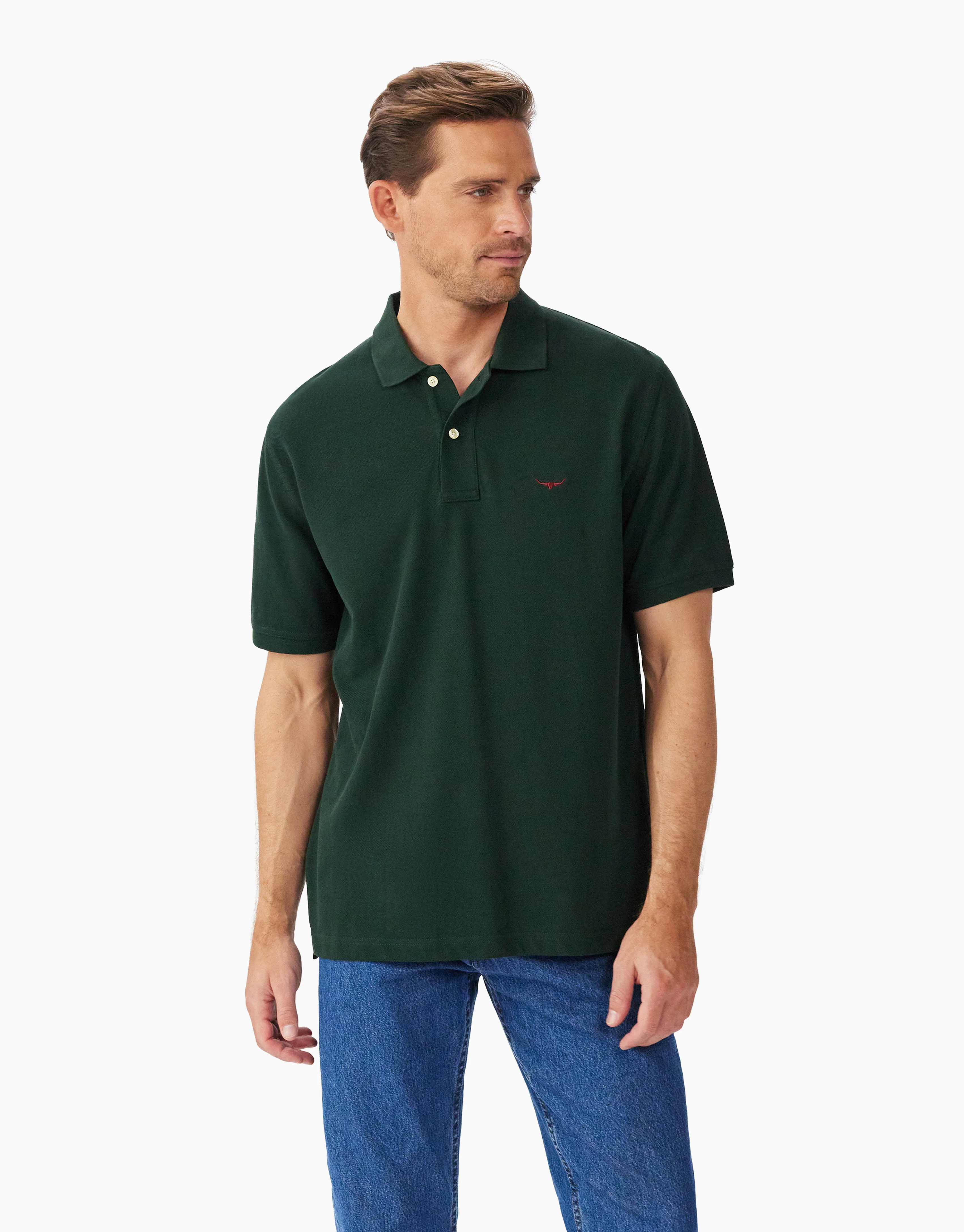 R.M. Williams Rod Olive Polo - Image 2