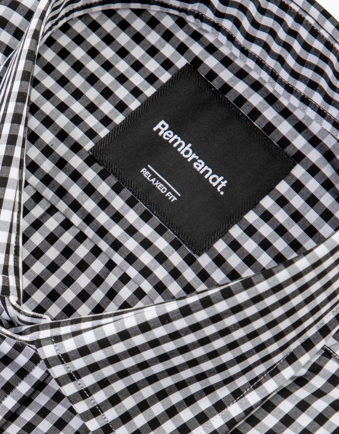 Sinatra Black & White Check Shirt - Image 5