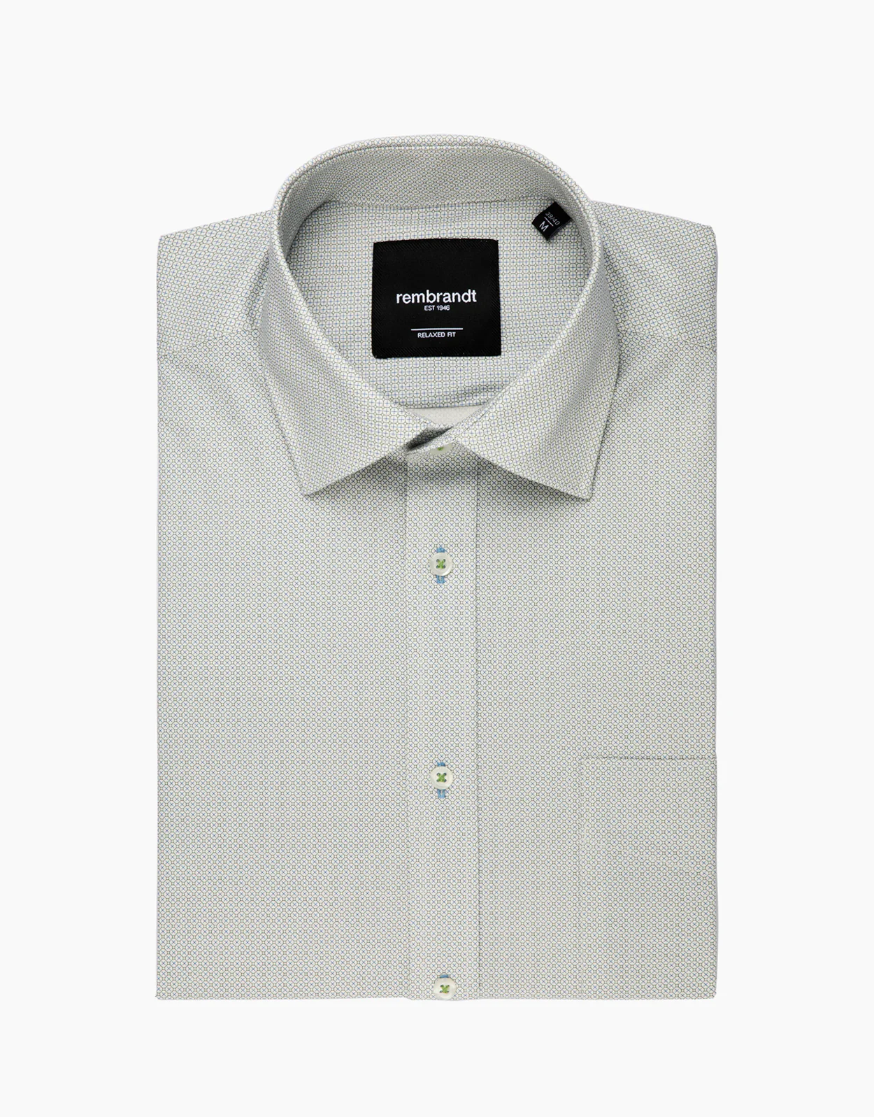 Sinatra Green Circle Microdesign Shirt - Image 5