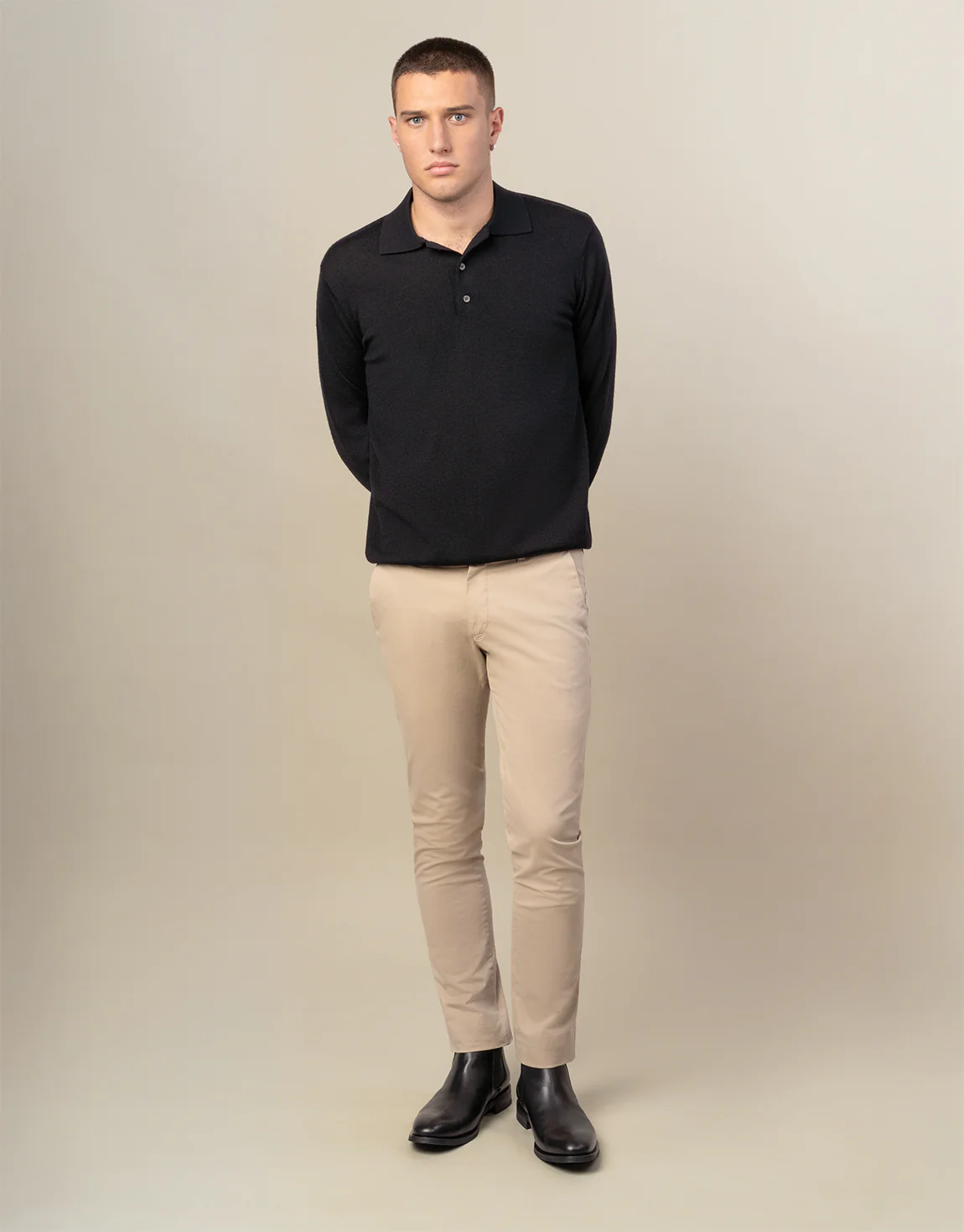 Soho Beige Chinos - Image 3