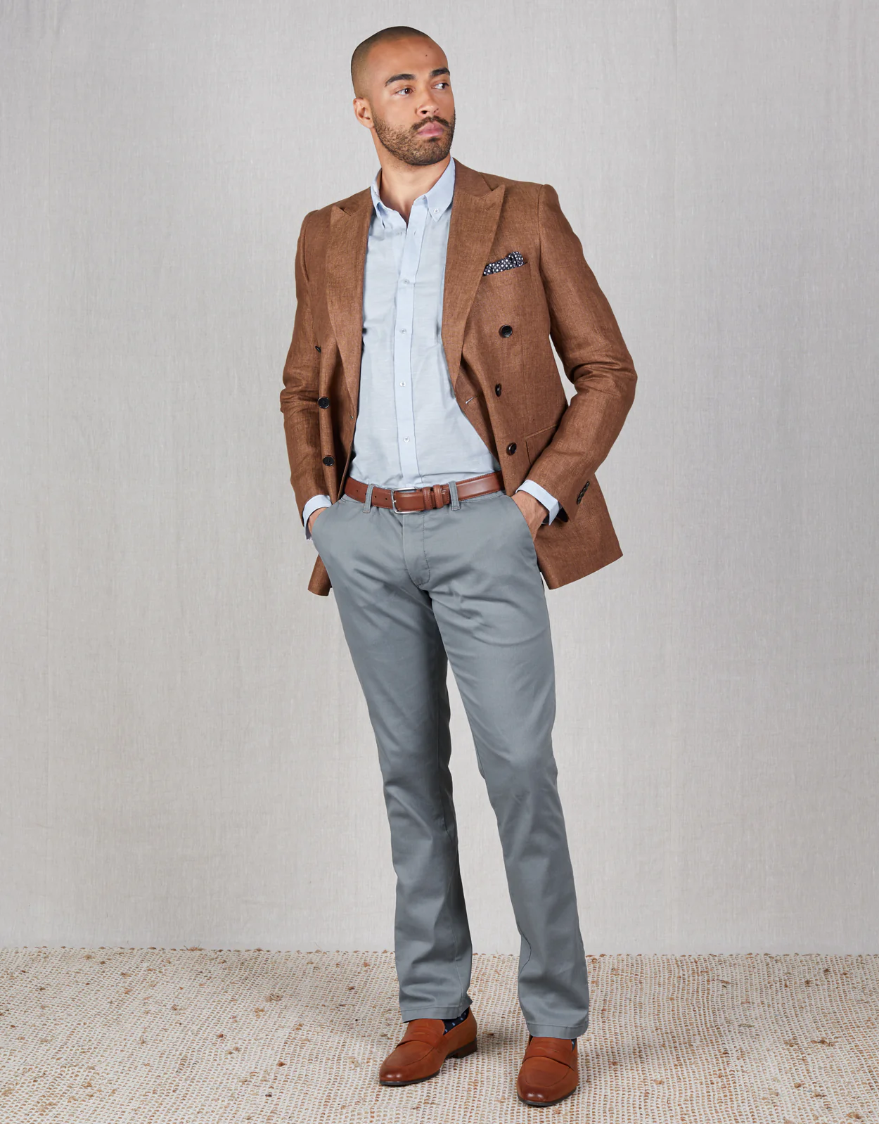 Soho Light Blue Chinos - Image 3