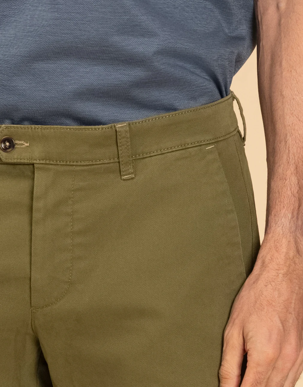 Sumner Green Textured Shorts - Image 5