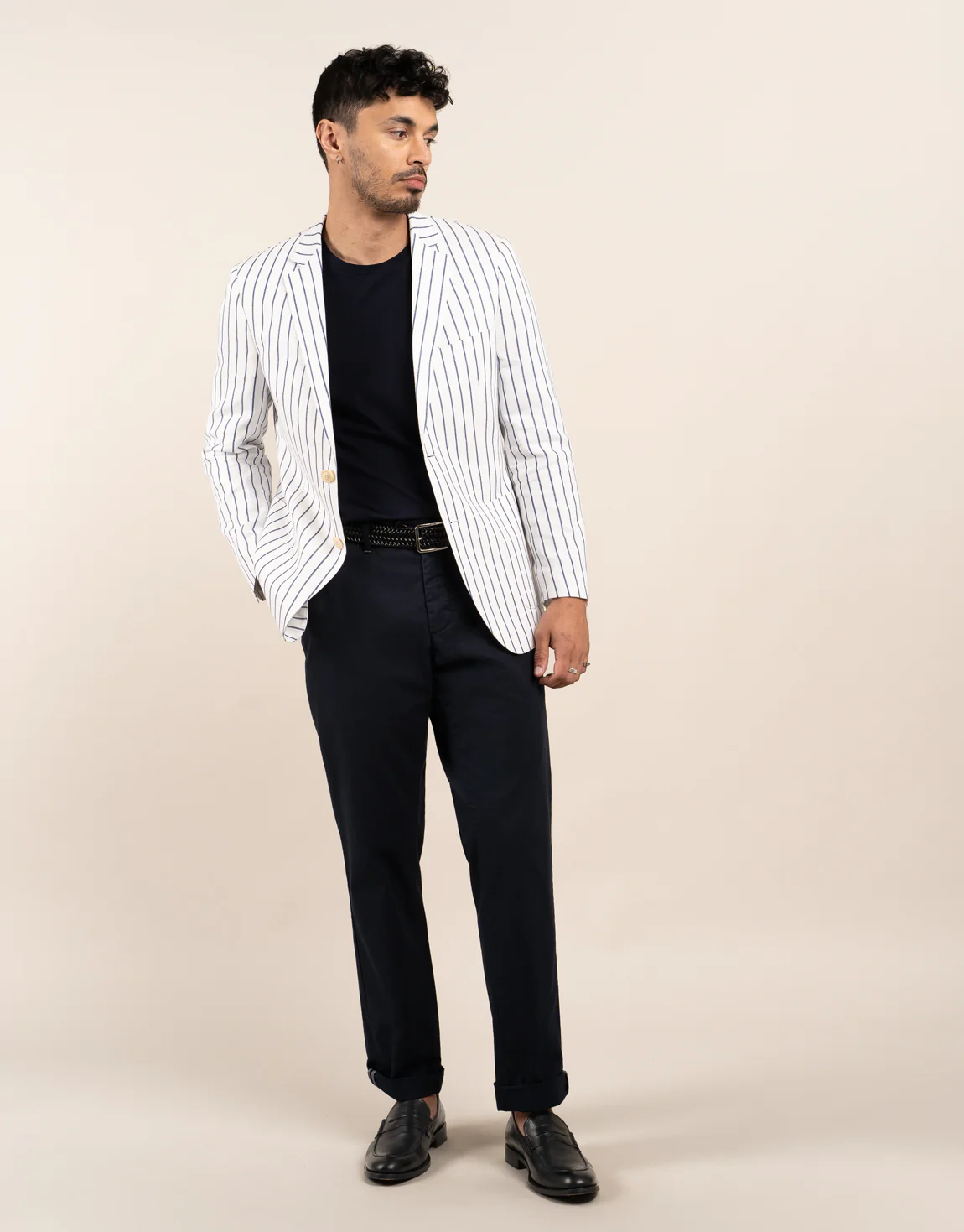 Tyler Dark Navy Chinos - Image 5