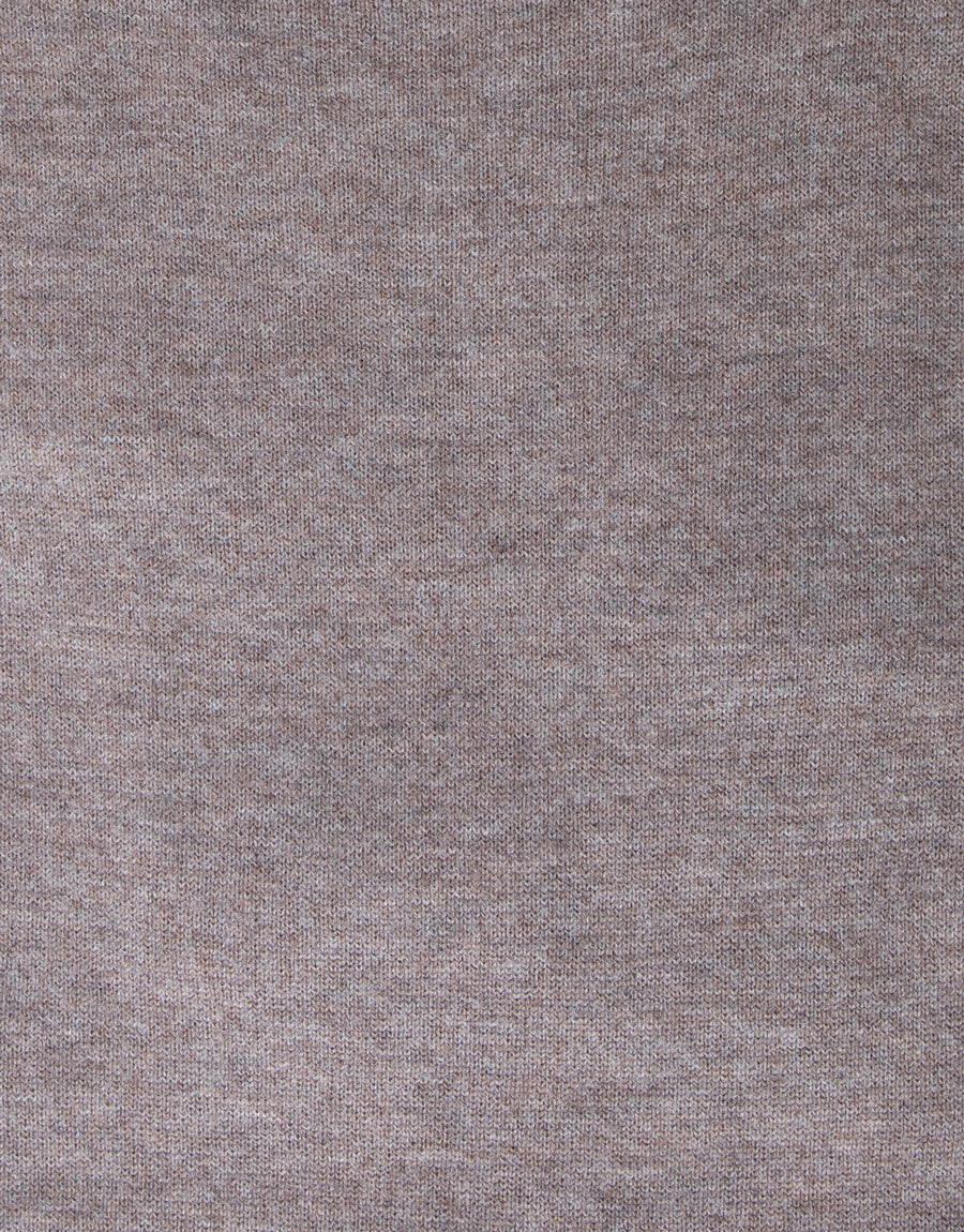 Wanaka Brown Roll Neck Jersey - Image 2